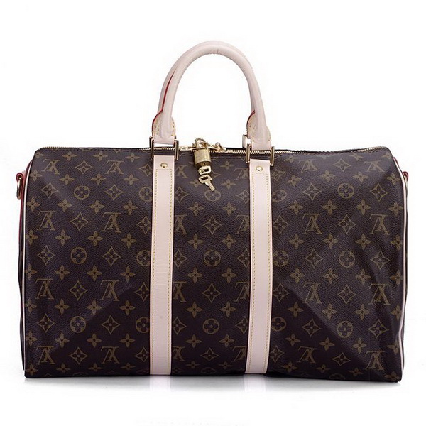 Louis Vuitton Monogram Canvas Keepall 45 with Shoulder Strap M41418